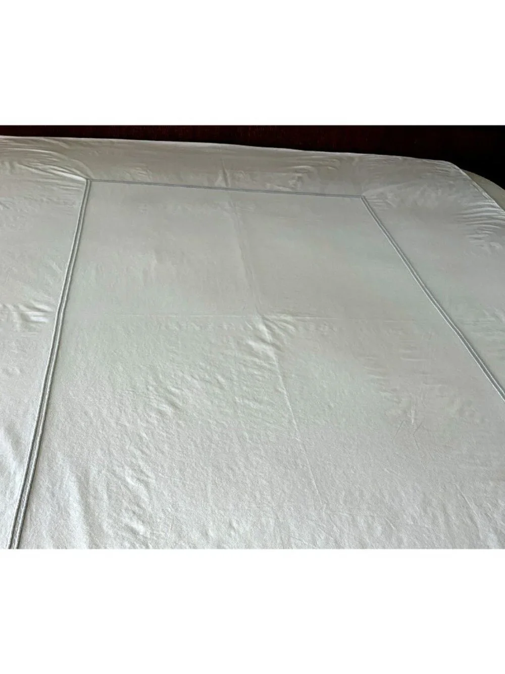 RESTORATION HARDWARE Twin White 100% Cotton Duvet Cover Baby Child Made in Italy